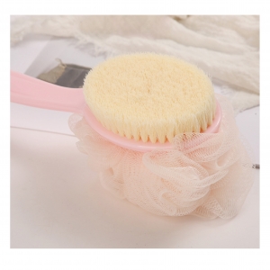 Double head bath brush