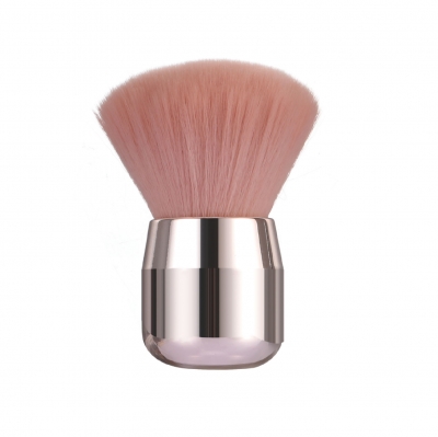 Single pink powder foundation brush