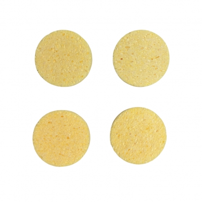 Round facial sponge make up remover