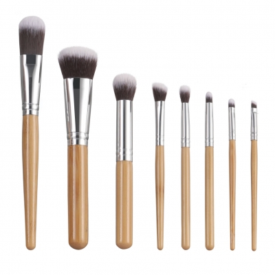 Bamboo Make up brush PK8