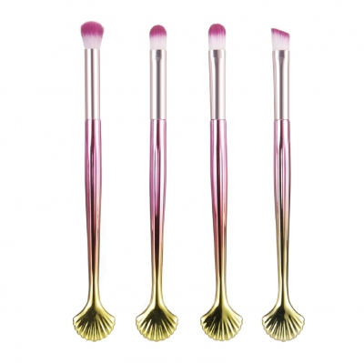 Shell Tail cosmetic brush PK4