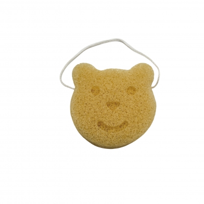 Bear shape konjak sponge