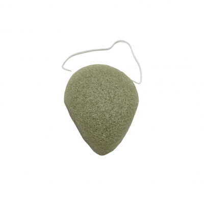 Teardrop shape konjak sponge