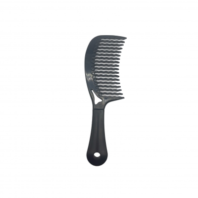 Curved tooth comb