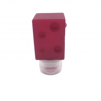 Cheese silicone travel bottle