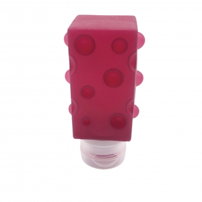 Cheese silicone travel bottle