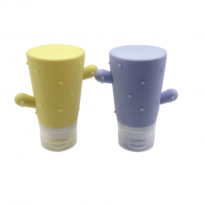 Cactus silicone lotion travel bottle