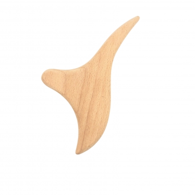 Wooden triangular scraping board