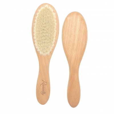 Wool facial brush
