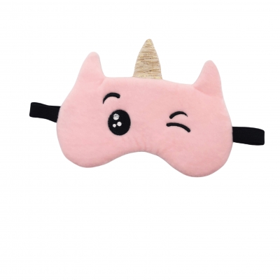 Unicorn shaped eye mask