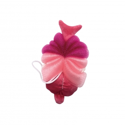 Mermaid shaped bath ball