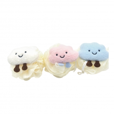 Cartoon cloud shaped design shower ball