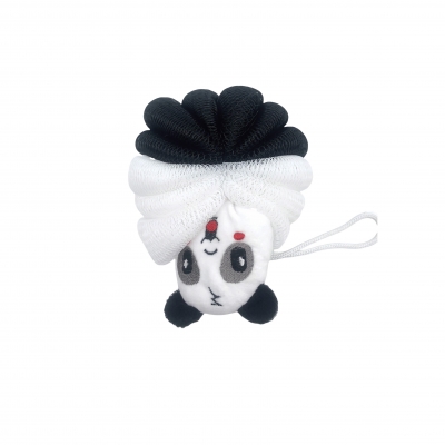 Panda shaped bath ball