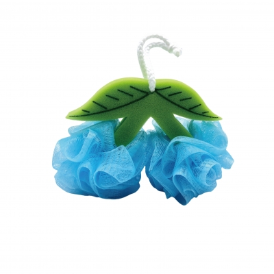 Leaf shaped bath ball