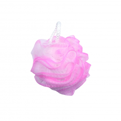 Pink mesh shower ball