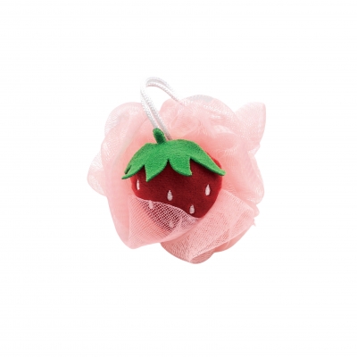 Strawberry shaped shower ball accessories