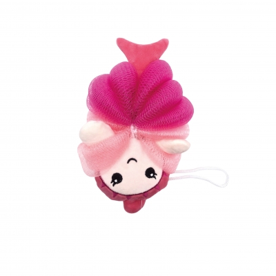 Mermaid shaped bath ball