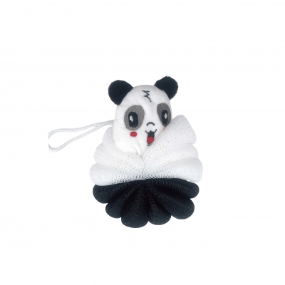 Panda shaped bath ball