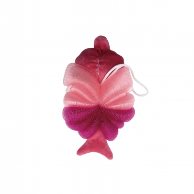 Mermaid shaped bath ball