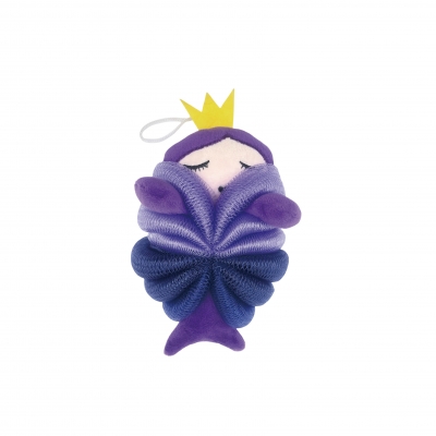 Cartoon Purple Mermaid Design Bath Ball