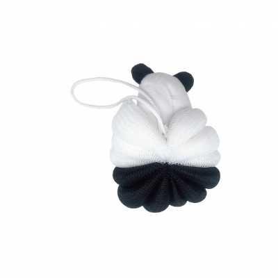 Panda shaped bath ball