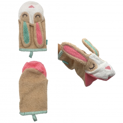 Rabbit bathing gloves