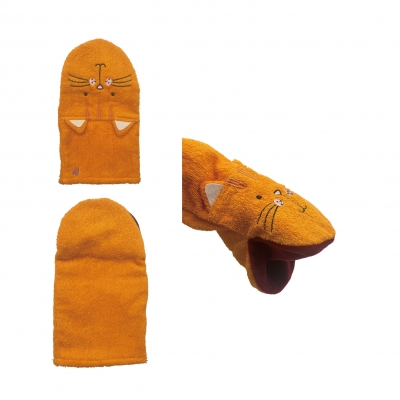 Cat bathing gloves