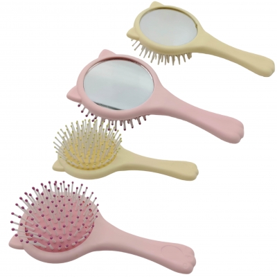 Cute cat air cushion hair brush