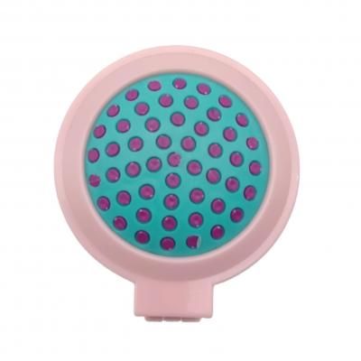 Cartoon folding mirror hairbrush